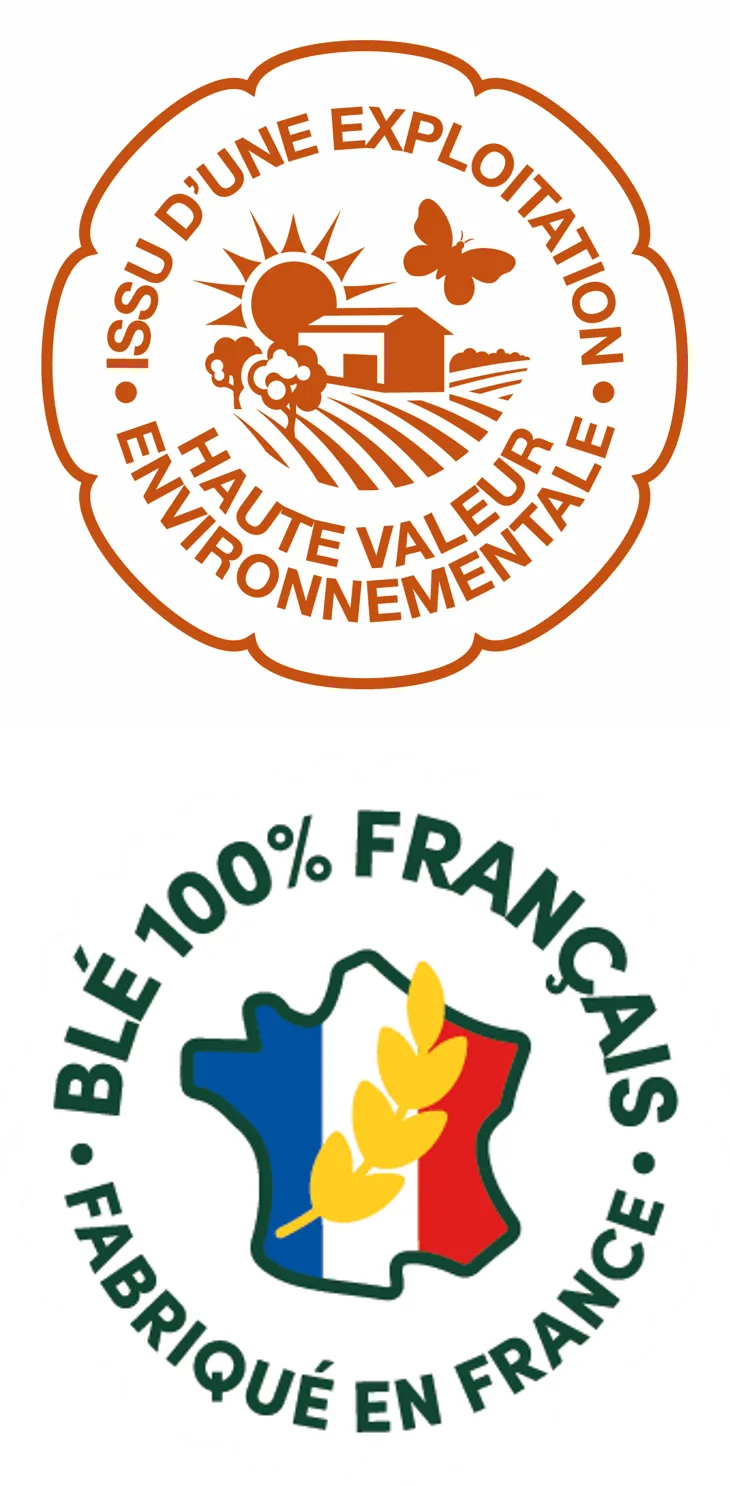 Logo HVE et blé FR